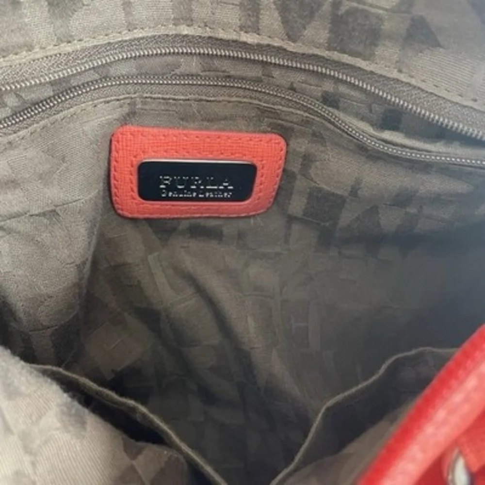 Furla orange red